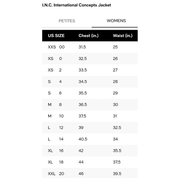 INC International Concepts Women's Menswear Blazer Black XXL - Picture 3 of 11